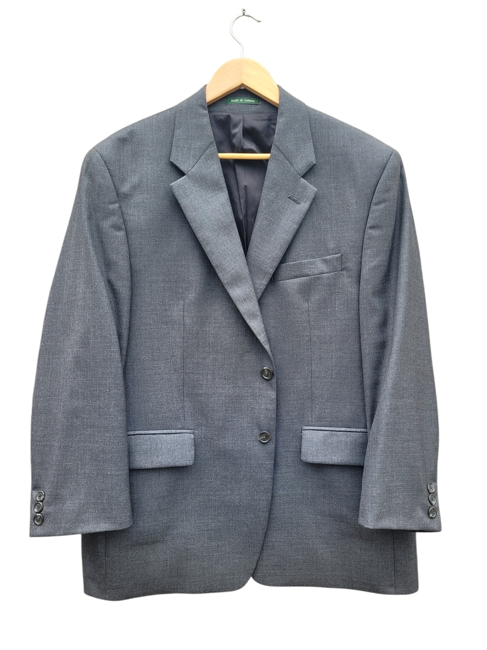 42S Lauren Ralph Lauren Wool Men's Slate Gray Two-Button Sport Coat